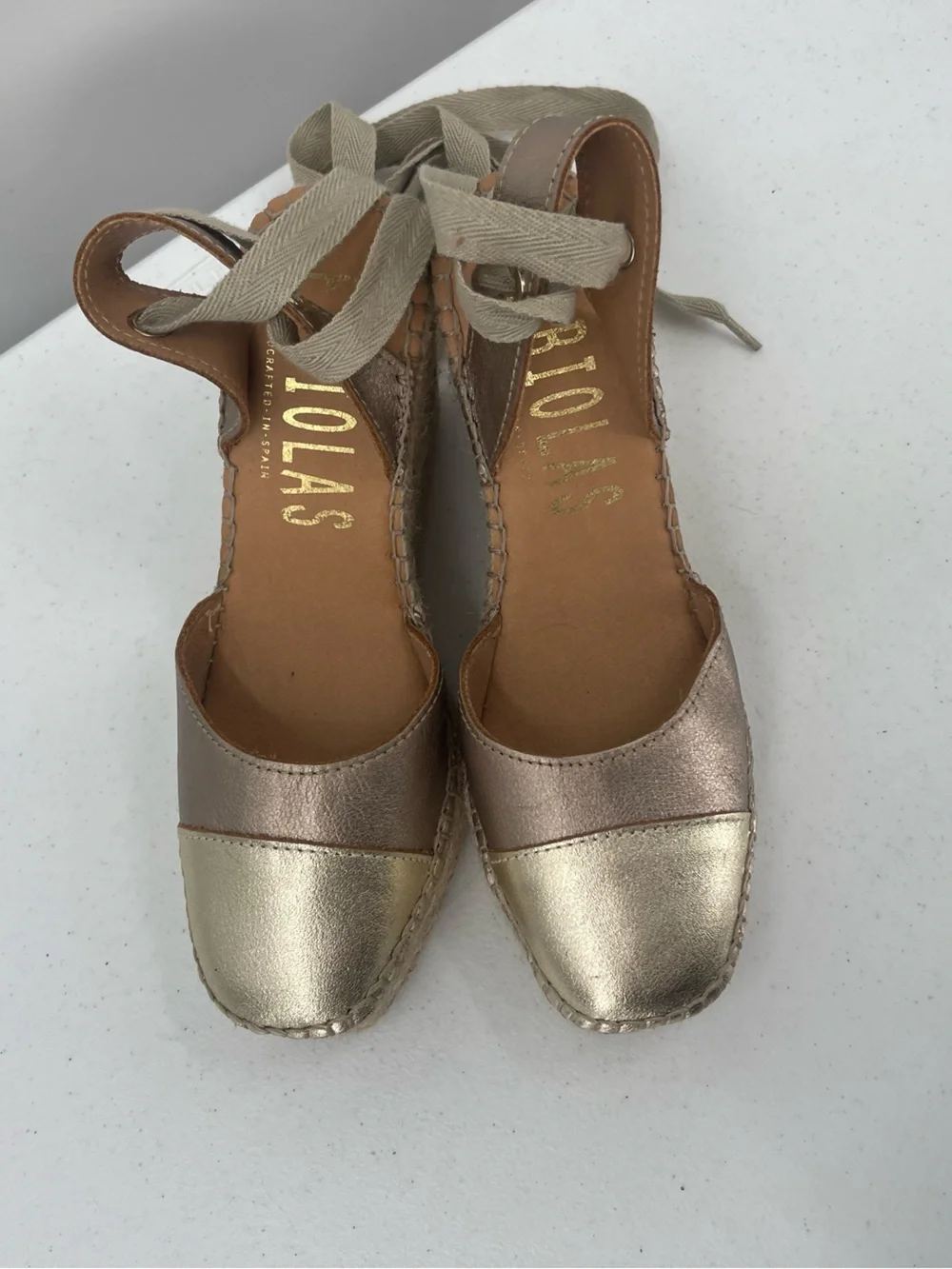 Fabiolas leather hand crafted in Spain espadrilles
